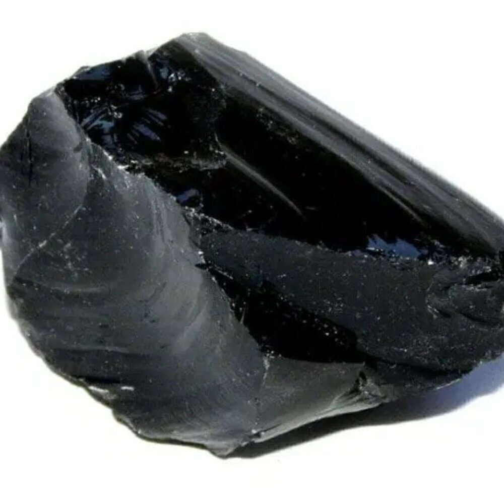 ๐2/$20๐ NIP - Black Obsidian Heart Shape Stone Pendant Necklace - Picture 8 of 8